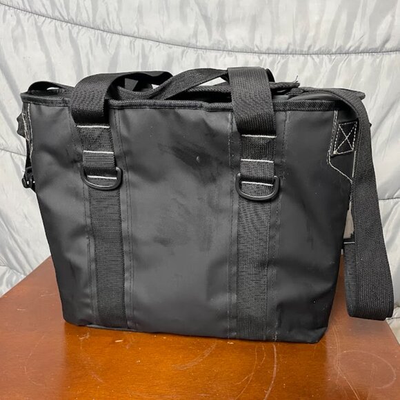 Urban Peak Nylon Rectangle Cooler Duralast Logo Black Drinks Cooler Picnic Camp - Picture 5 of 11